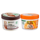 GARNIER Body Superfood Krema za telo Cocoa 380ml + GARNIER Fructis Hair Food Maska za kosu Papaya 390ml