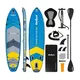Rebel SUP deska ACTIVE RBA-4507-BL (335x84x15cm, sedež, veslo, 170kg)