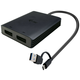 i-tec USB-A/USB-C dvojni video adapter 4K DP