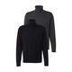 JACK & JONES Pulover JJEBASIC pegasto siva/črna
