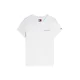 Tommy Jeans Majica Ess Logo DW0DW23479 Bela Slim Fit