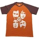 The Who Faces Raglan Brown & Orange L Majica