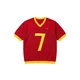 Kleidermafia Majica Oversize Portugal Knit T-shirt - Red rdeča