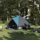 vidaXL vidaXL Teepee šotor s streho Modra in siva 490 x 410 x 210 cm, (5000091095)