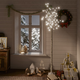 Božićno drvce s 200 LED žarulja 2,2 m hladno bijelo izgled vrbe