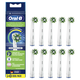 Oral-B CrossAction nastavki s tehnologijom CleanMaximiser, XXXL pakiranje od 10 kosi, bijeli