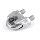 x SEILKLEMME BÜGEFORM 8mm verzinkt Drahtseilklemme Stahlseil Seil Draht Stahl Drahtseil