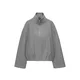 Pull&Bear Prehodna jakna pegasto siva