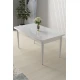 HANAH HOME Trpezarijski sto Nil White