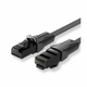 Vention Flat CAT.6 UTP Patch Cord Cable 1M Black