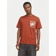 Jack & Jones Majica Split 12272995 Rjava Regular Fit