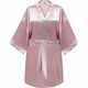 GLOV Bathrobes Kimono-style ogrtač za žene saten Pink 1 kom