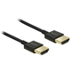 Kabel DELOCK Premium, HDMI-A (M) na HDMI-A (M), 3D, 4K, High Speed, 2m