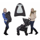 CuddleCo Comfi-Cape, torba za voziček/avtosedež/nosilec 3v1, 25x12 cm, črna/siva