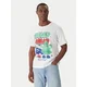 Jack & Jones Majica Holiday Cartoon 12287550 Bela Relaxed Fit