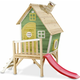 EXIT Toys Drvena kućica za igranje Fantasia 300 - Zelena