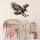 Wallity Zidna dekoracija Eagle 3, 63 x 71 cm, Tamnobraon