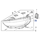 ŽAROMET OPEL INSIGNIA-B DESNI 39209171 original