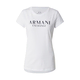 ARMANI EXCHANGE Majica črna/bela