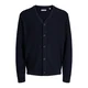 JACK & JONES Pletena jopa JJSAGE nočno modra