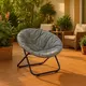 LEMON PLANET Baštenska stolica 80x80x76cm/ siva