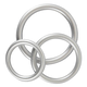 Metallic Silicone Cock Ring Set – Silikonski prsten