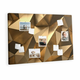 tulup.si Slika na pluti Abstrakcija trikotnika 120x80 cm Barvito zatiči