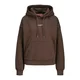JJXX Majica JXStudio Vesterbro  temno rjava / bela