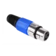 Modri ženski mikrofonski vtič