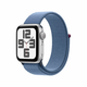 APPLE pametni sat Watch SE (2023) 40mm GPS, Silver (Sport Loop, Winter Blue)