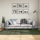 vidaXL Preproga s kratkimi vlakni mehka pralna gozdno zelena 140x200cm