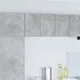 Viseći ormarić 2 pcs Beton siva i bijela 30 x 31 x 40 cm