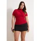 Trendyol Curve Ženska bluza Tbbaw26Af00053, Crvena