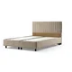 Hanah Home Osnova za krevet sa uzglavljem Safir, 120x110x200 cm,Kaki