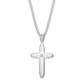 Ogrlica Sweet Cross - srebrna KP20496