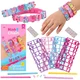 Mega Creative Ustvarjalni komplet za izdelavo zapestnic z dodatki, nakit DIY za otroke 3+