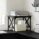 Držač za printer Crni hrast 40 x 30 x 31 cm Konstruirano drvo