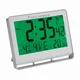 Digitalna LCD ura NEO - Bela/srebrna siva