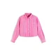 Tommy Jeans Bluza nebeško modra/roza/bela