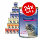 FELINE hrana za mačke PORTA 21, 24 x 400 g (4 vrste miješane)