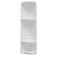 Kotni odlagalnik s 3 policami CAESAR, 226 x 710 x 160 mm, ABS/bel - 10