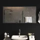 vidaXL LED kopalniško ogledalo z ogledalom Transparentno 100 x 50 cm