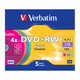 VERBATIM DVD+RW MEDIJ 5PK SC (43297)
