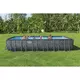 Bestway apx 365 porodični bazen 7.32 x 3.66 x 1.32m sa čeličnim ramom i pumpom ( 561KG )