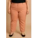 Plus size elegantne hlače, roza