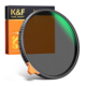 K&F Concept 72 mm, večnamenska nastavljiva črna meglica 1/4&ND2~32, HD