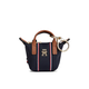 TOMMY HILFIGER Ročna torbica mornarska/rjava/rdeča/bela