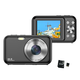 INF Digitalni fotoaparat 1080P 44MP 16x zoom 2,4-palčni zaslon, 32GB kartica Black, (21266041)