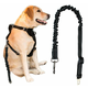Sigurnosni pojas za psa - elastični povodac za auto do 80 cm