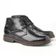 Kožne muške duboke cipele 8141-01 crne